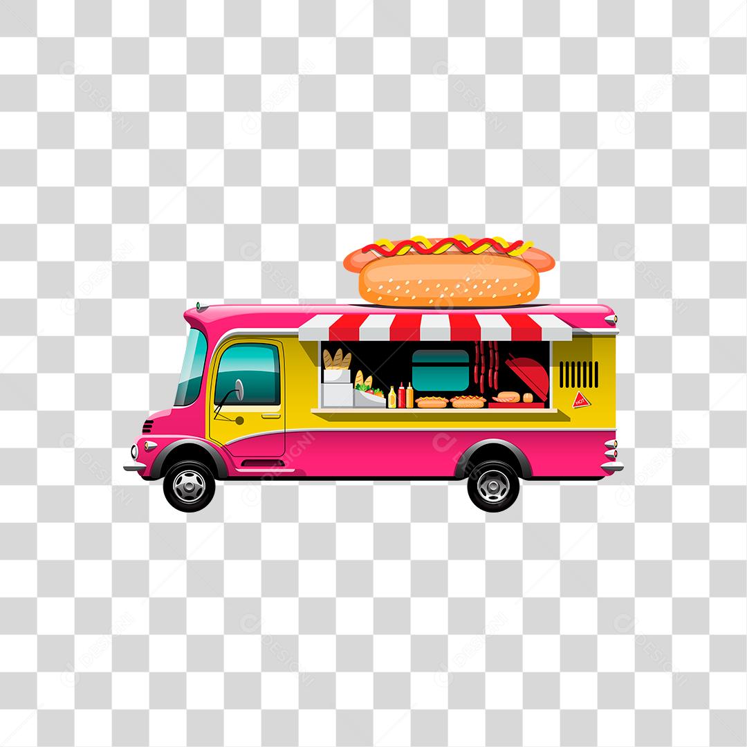 Desenho de food truck