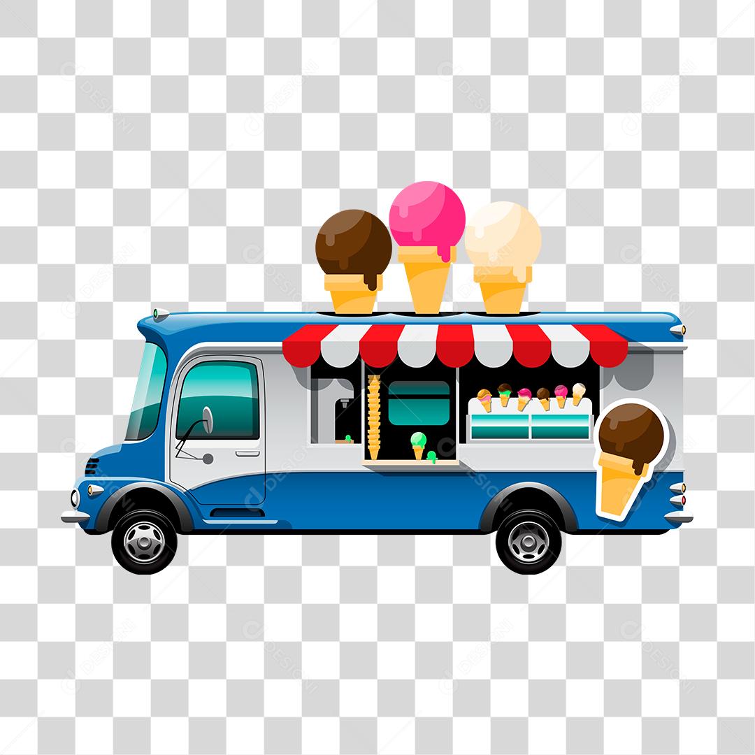 Desenho de food truck