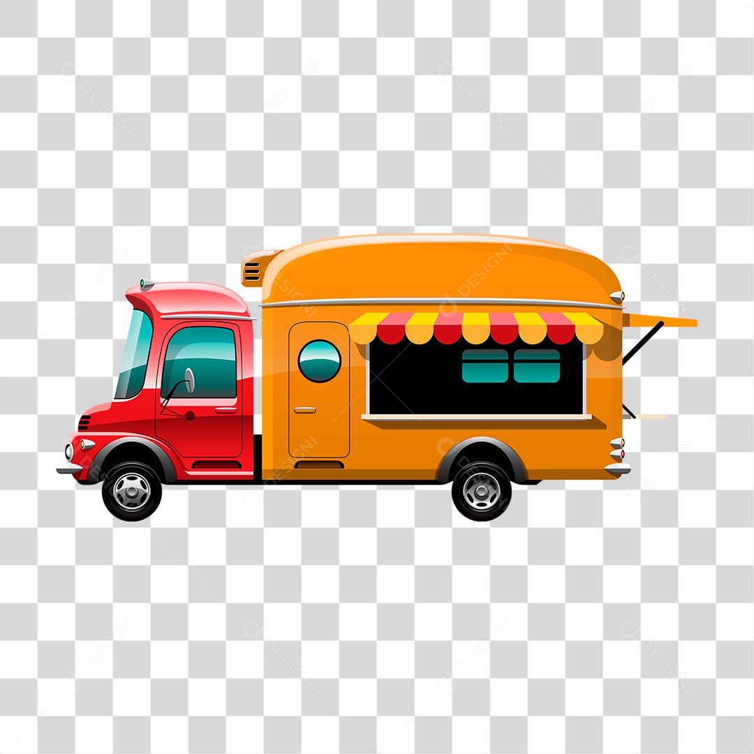 Desenho de food truck