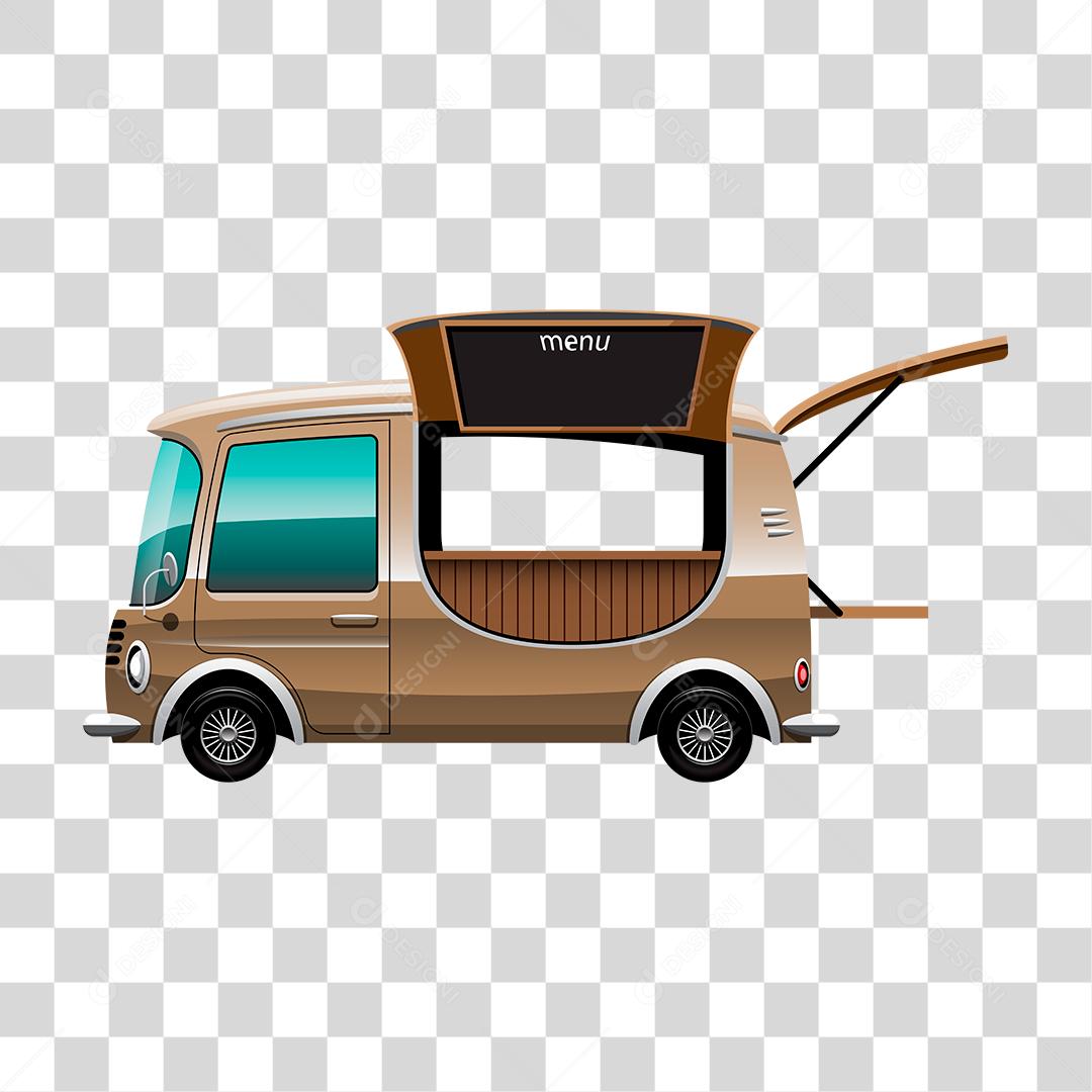 Desenho de food truck