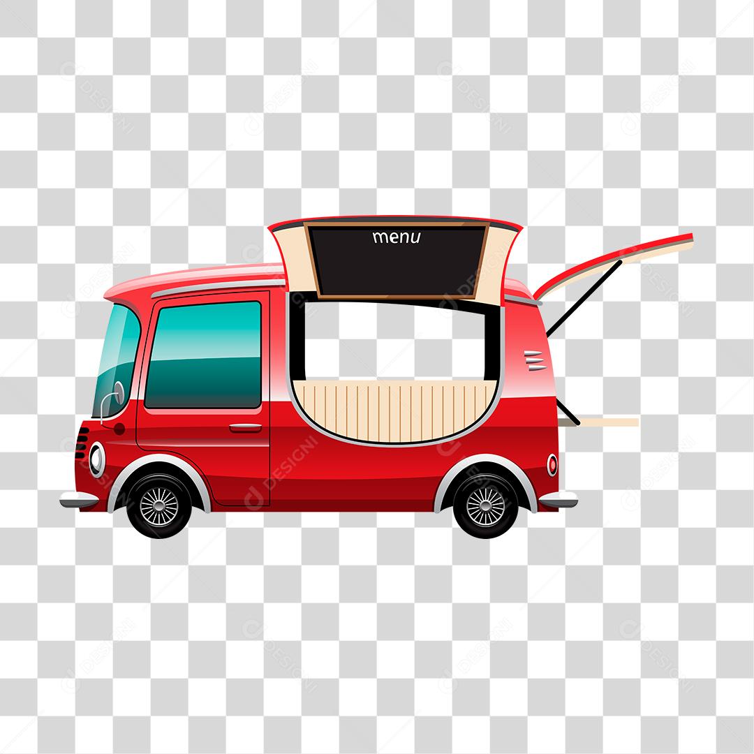 Desenho de food truck