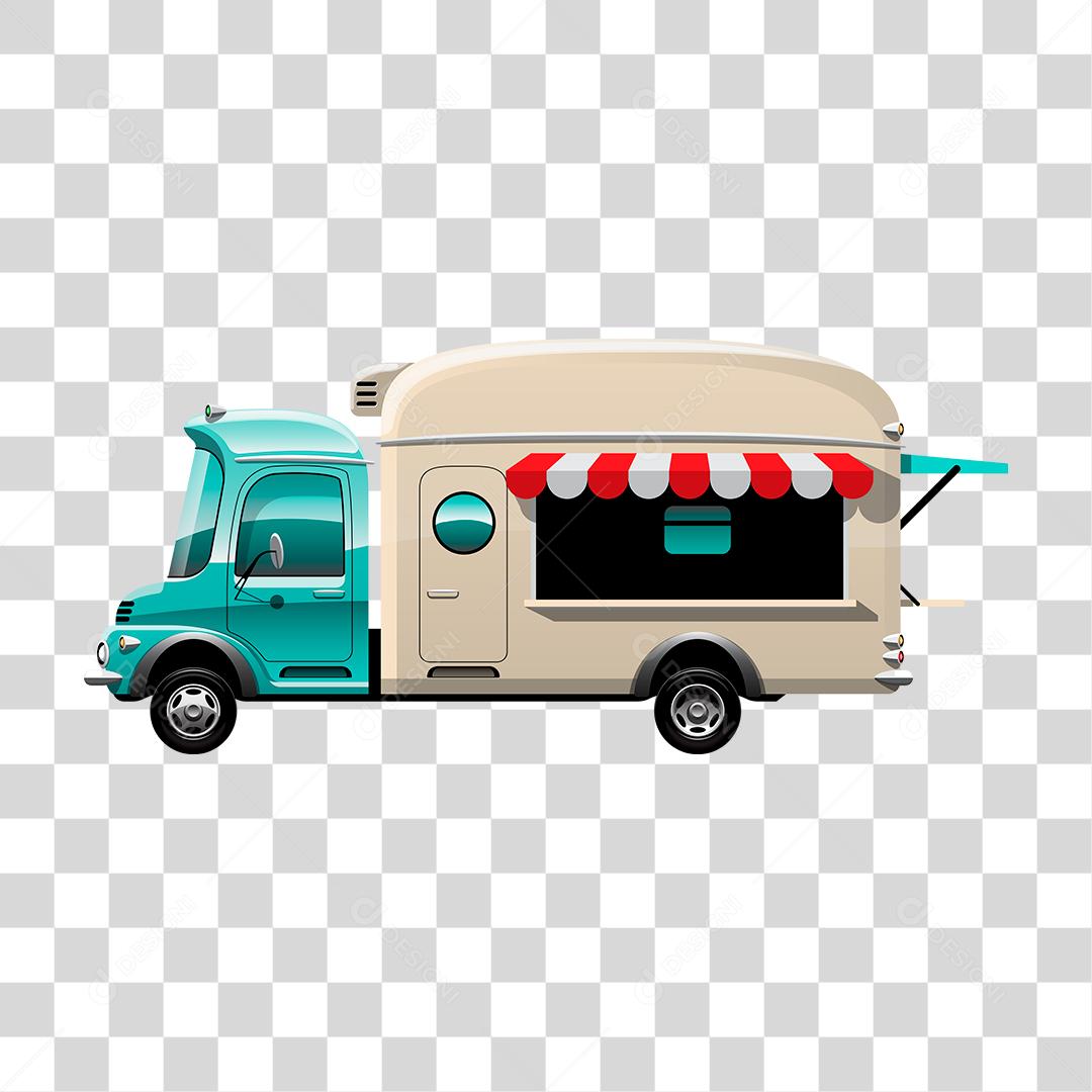 Desenho de food truck