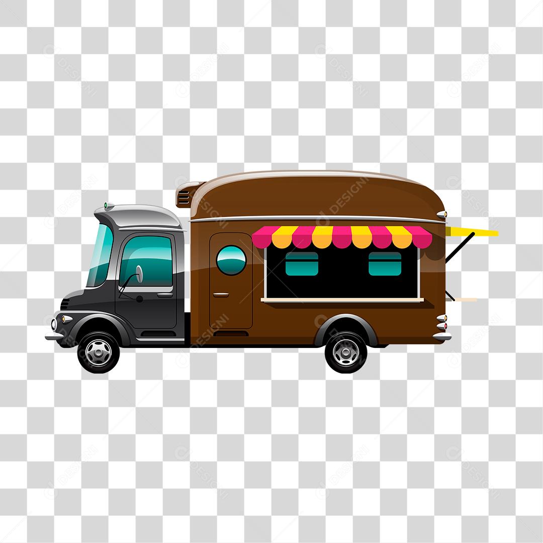 Desenho de food truck