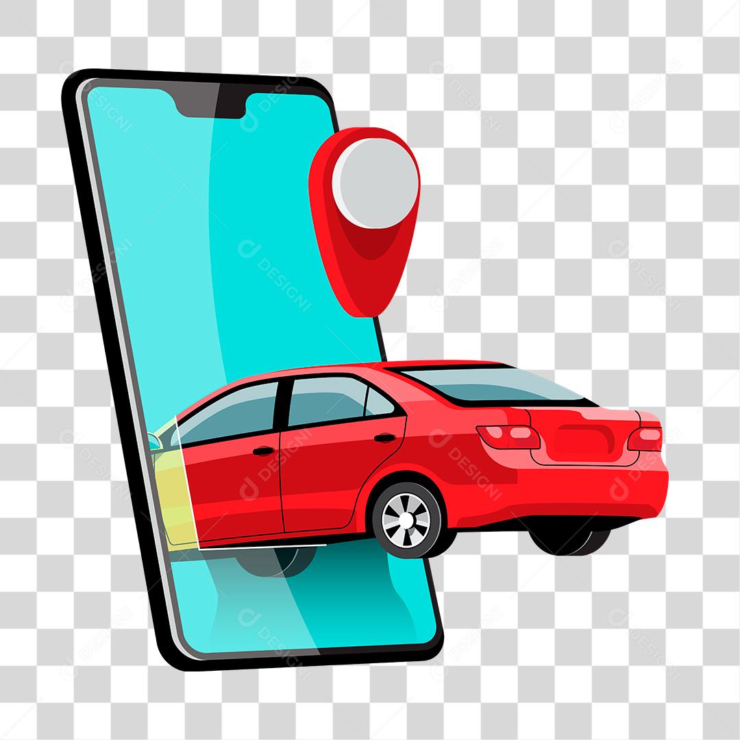 Desenho de carro automóvel