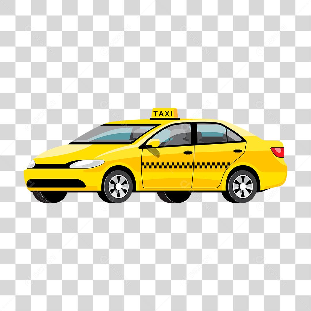 Desenho de taxi