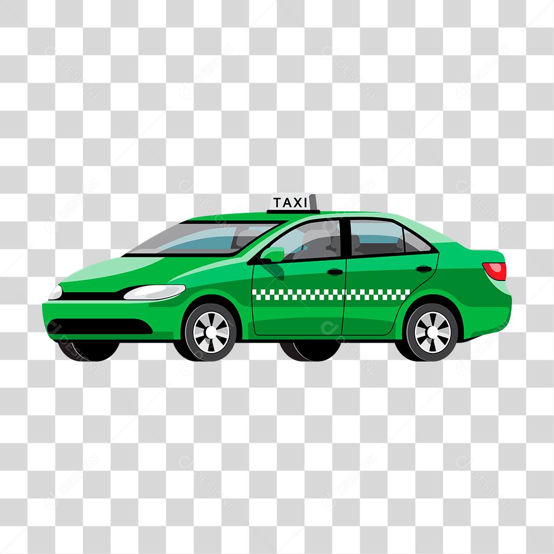 Desenho de taxi