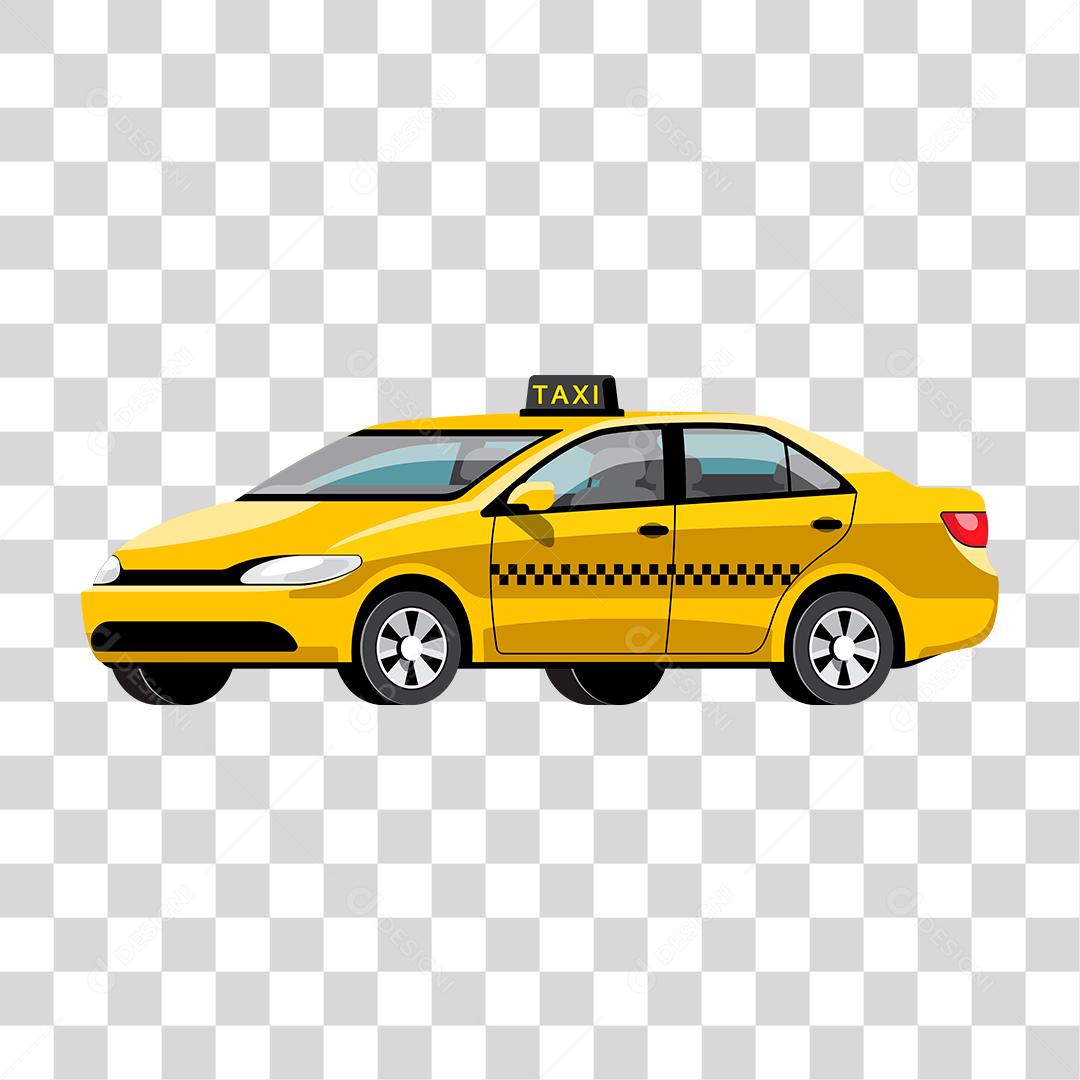 Desenho de taxi