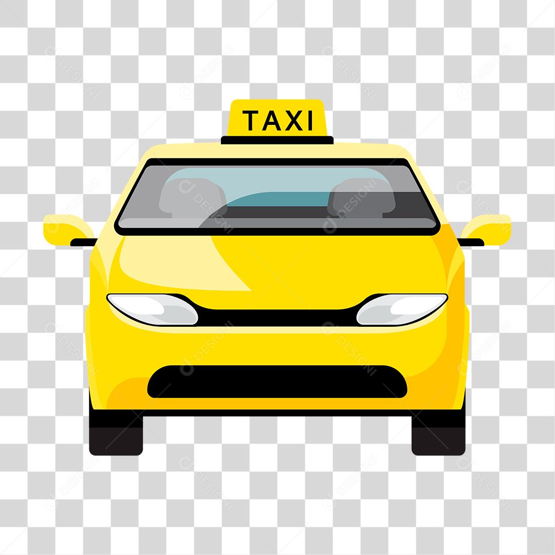 Desenho de taxi