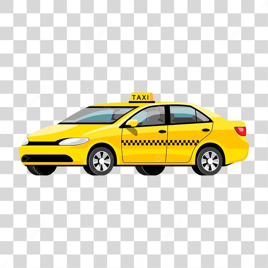 Desenho de taxi