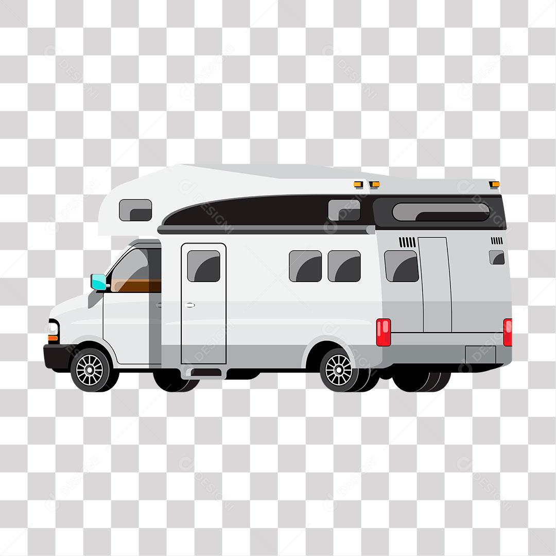 desenho de trailer de passeio de família