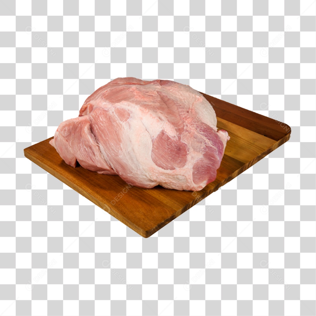 Pernil Suíno Sem Osso em Tábua Para Churrasco PNG Transparente