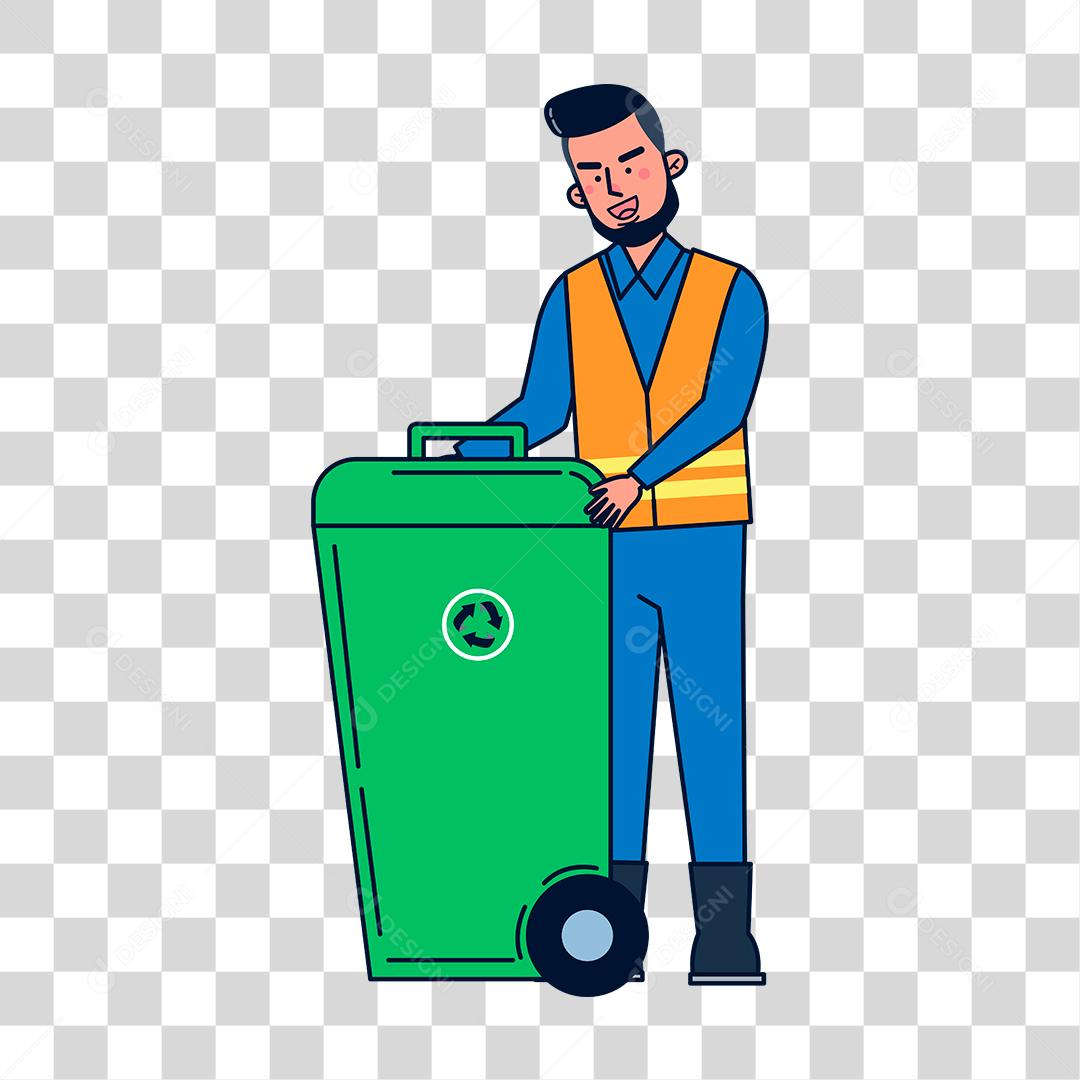 Desenho de homem trabalhador