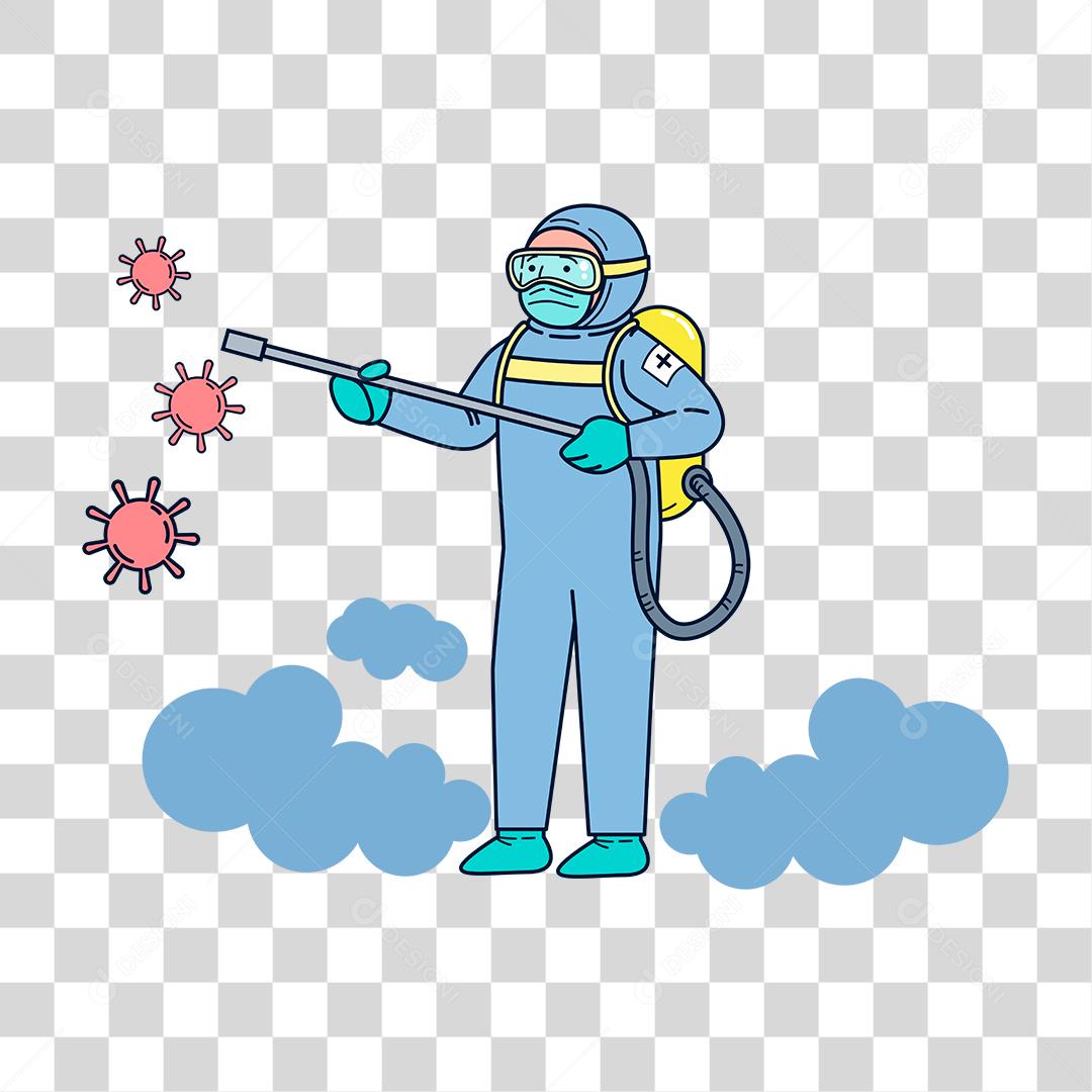 Desenho de homem trabalhador