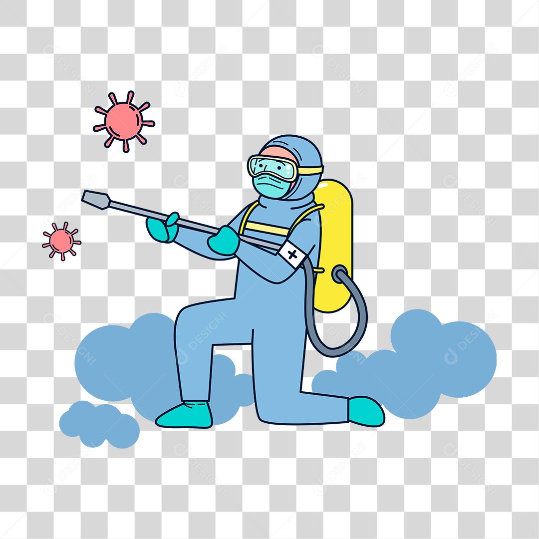 Desenho de homem trabalhador