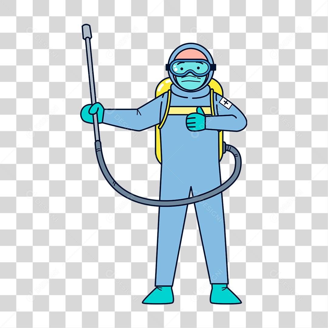 Desenho de homem trabalhador