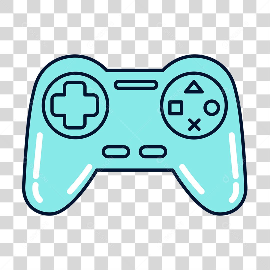 Desenho de controle de videogame consoles