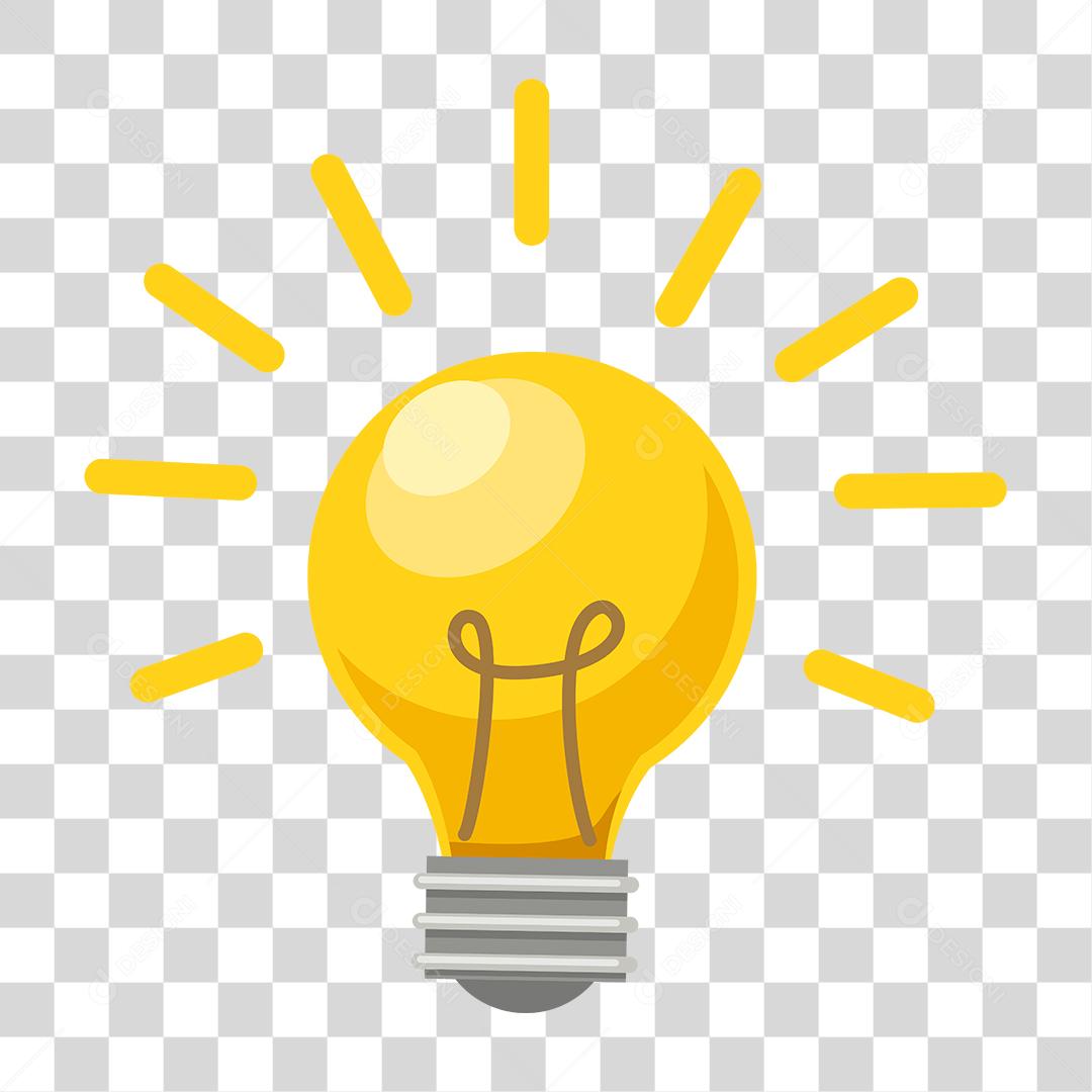 Desenho de luz Conceito ideia lâmpada