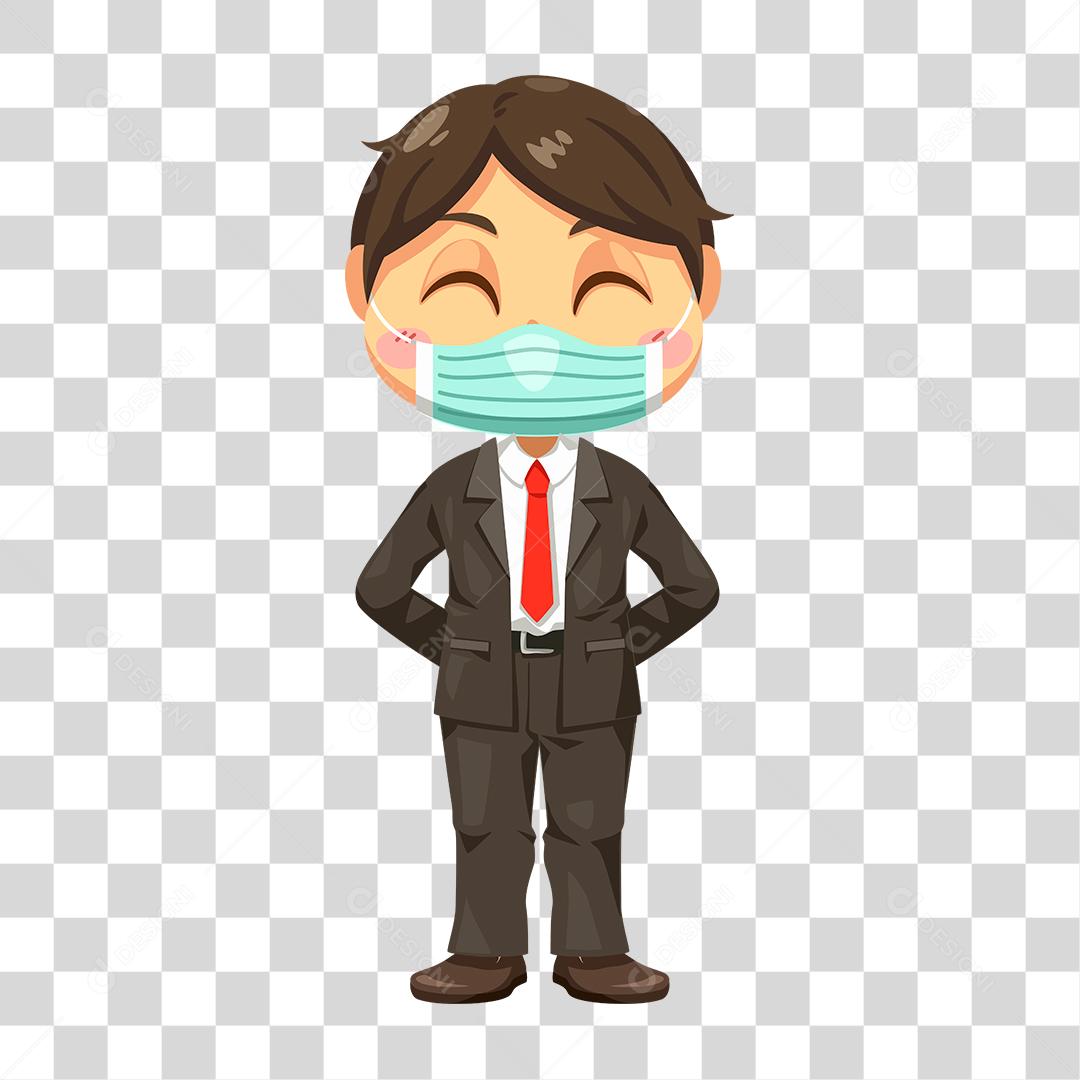 Desenho de homem empresário pessoa bem sucedida