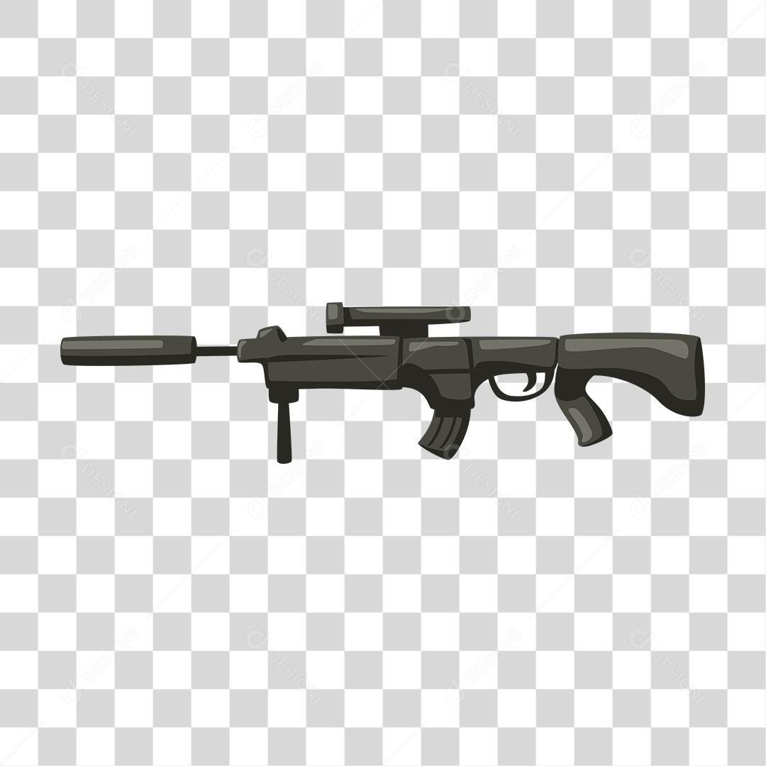 Desenho de arma de fogo