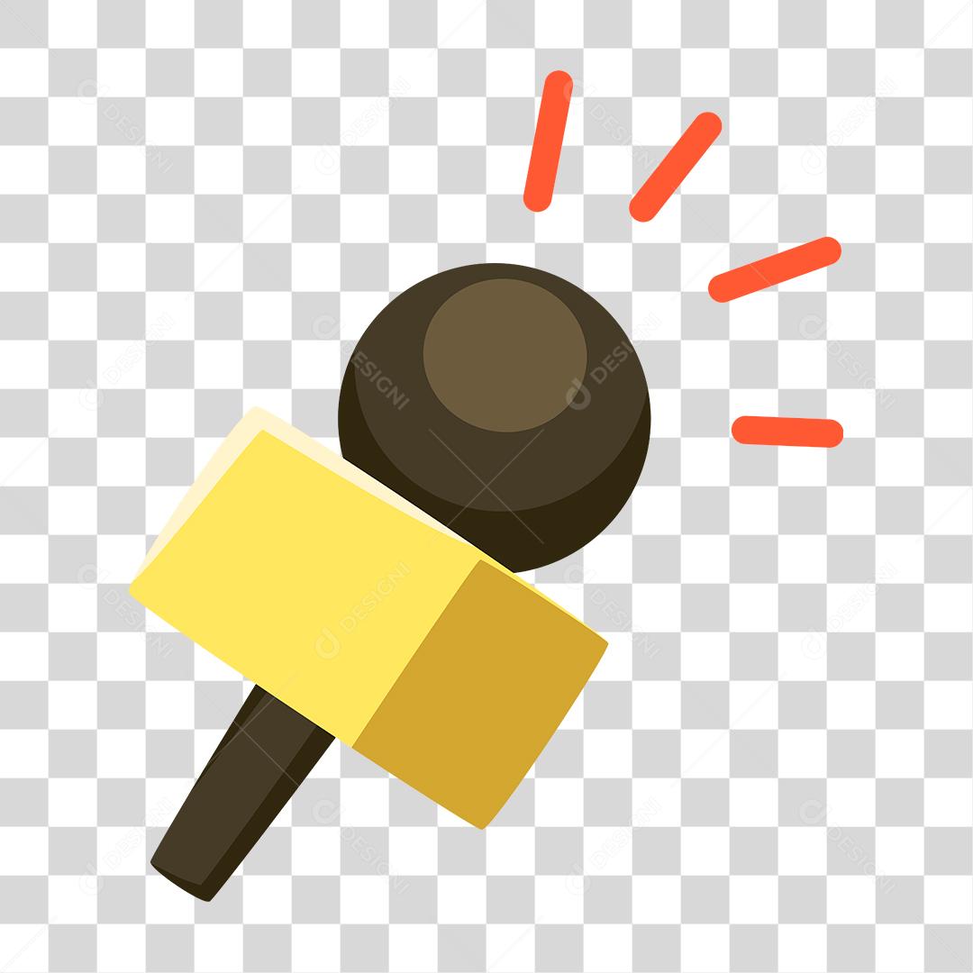 Desenho de microfone