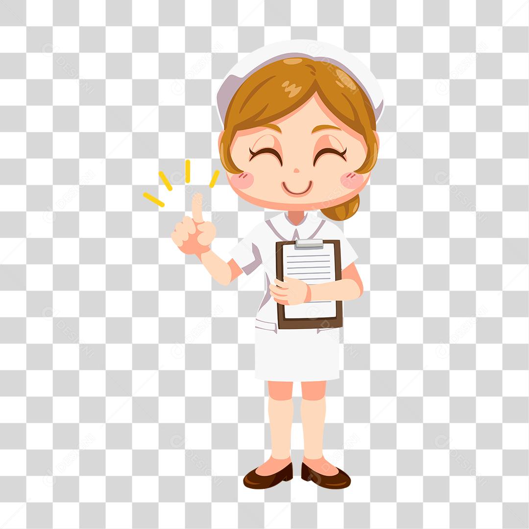 Desenho de enfermeira