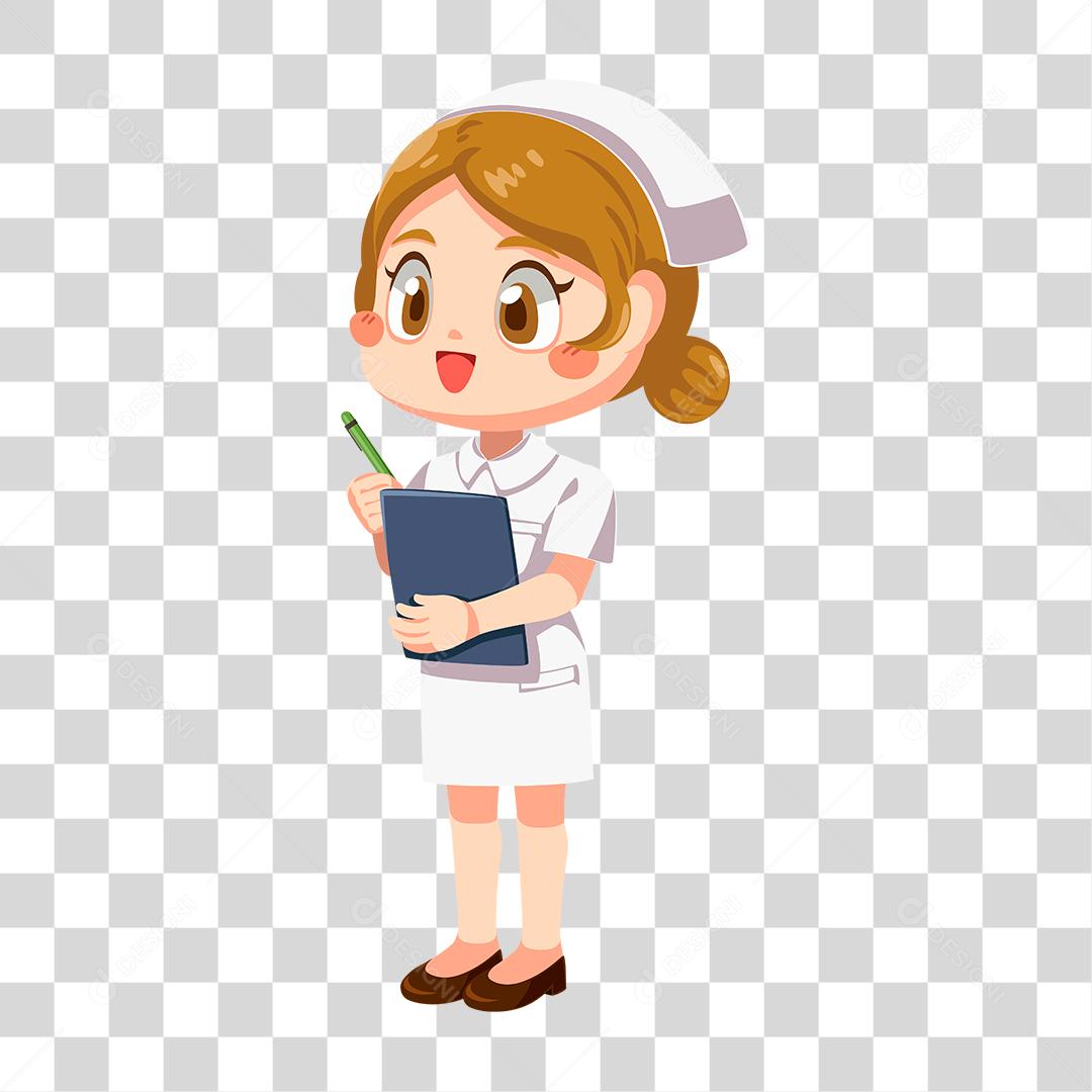 Desenho de enfermeira