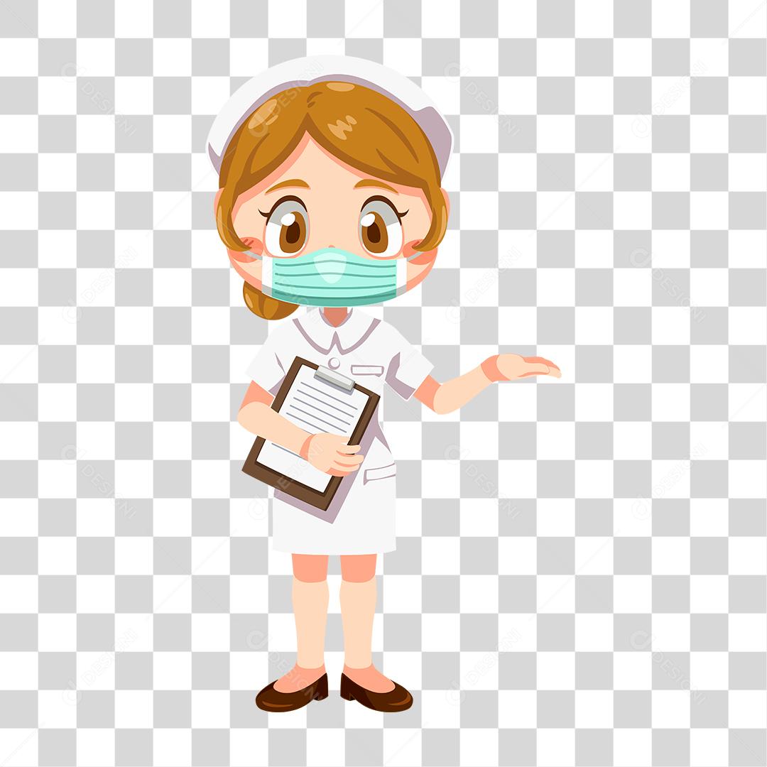 Desenho de enfermeira