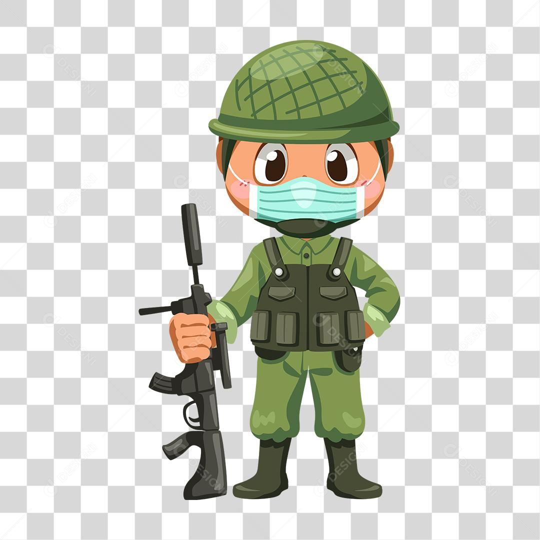 Desenho de soldado