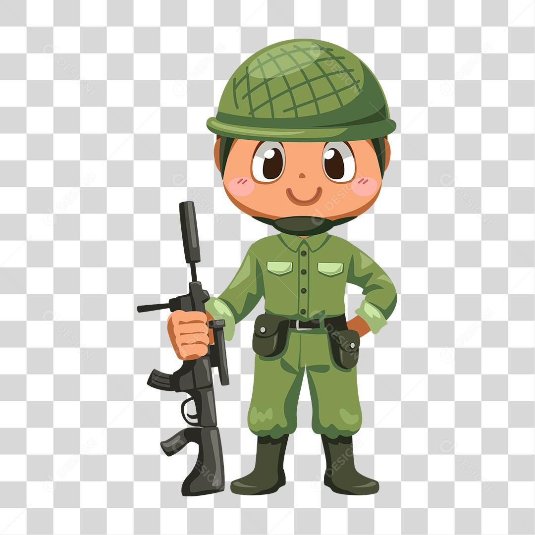 Desenho de soldado