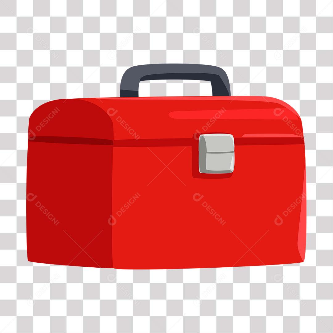 desenhio de maleta da chaves vermelha