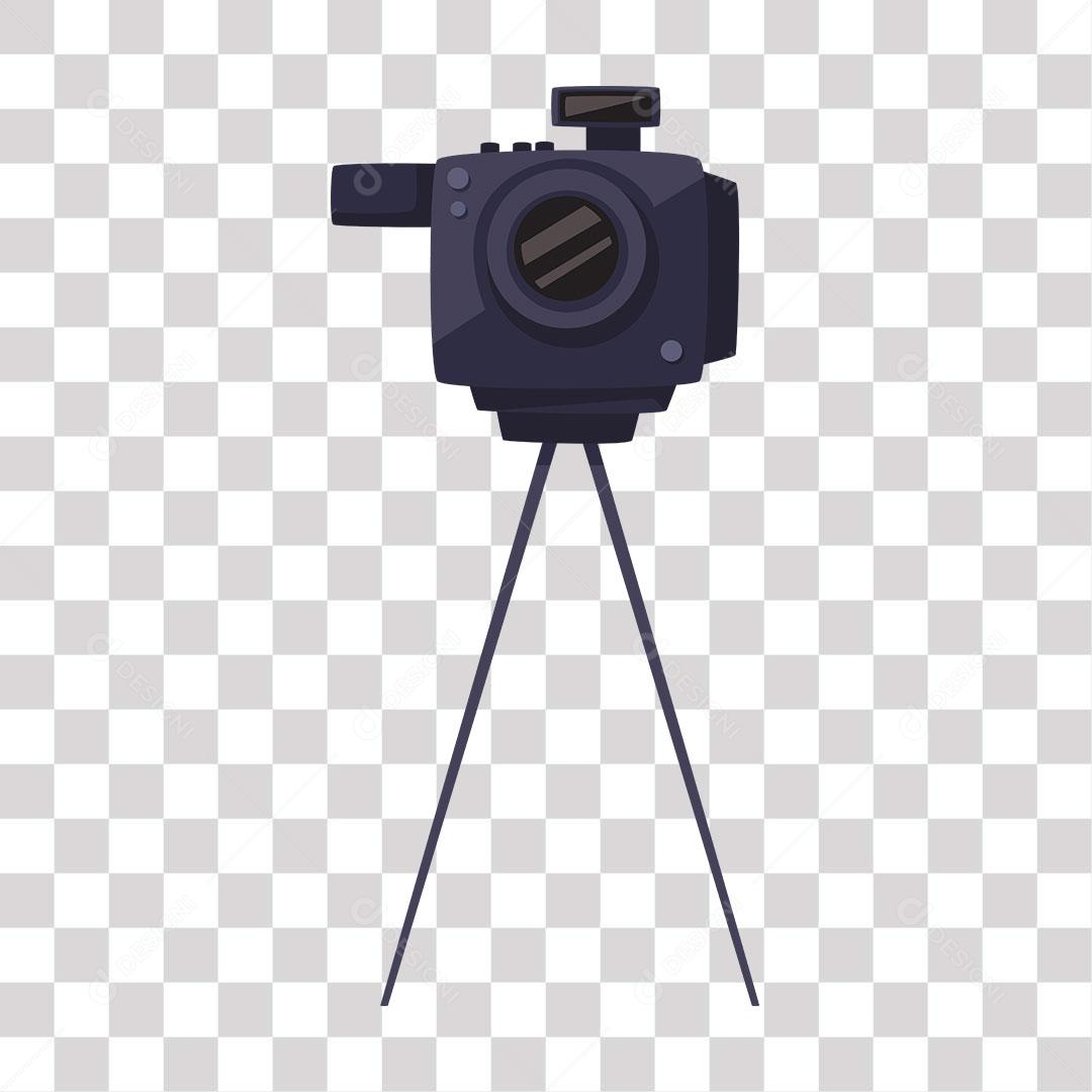 desenho de camera de video de cinema