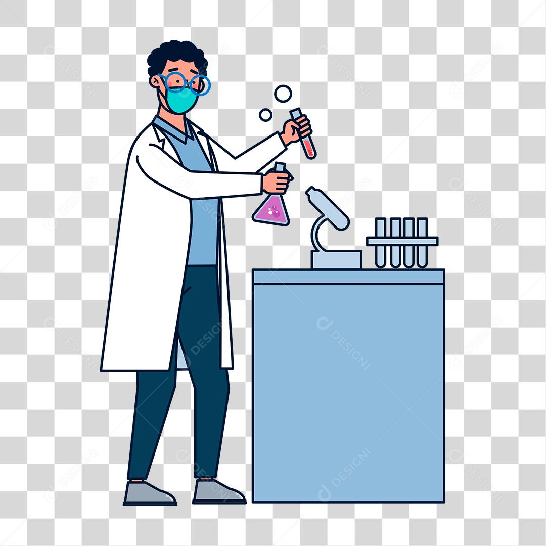 Desenho de cientistas