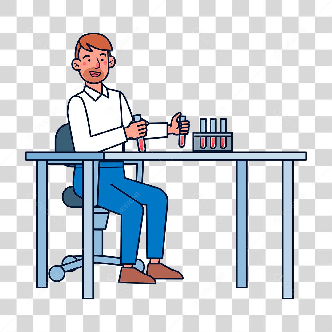 Desenho de cientistas