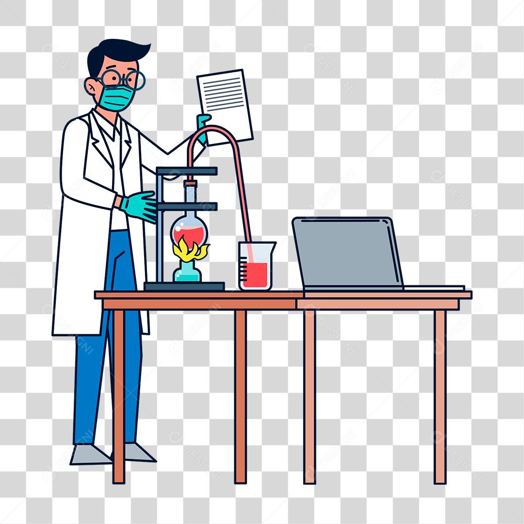 Desenho de cientistas