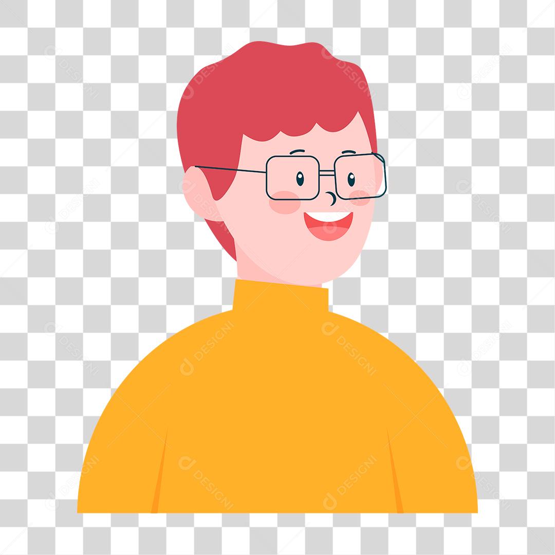 Desenho de um rosto feminino com expressões