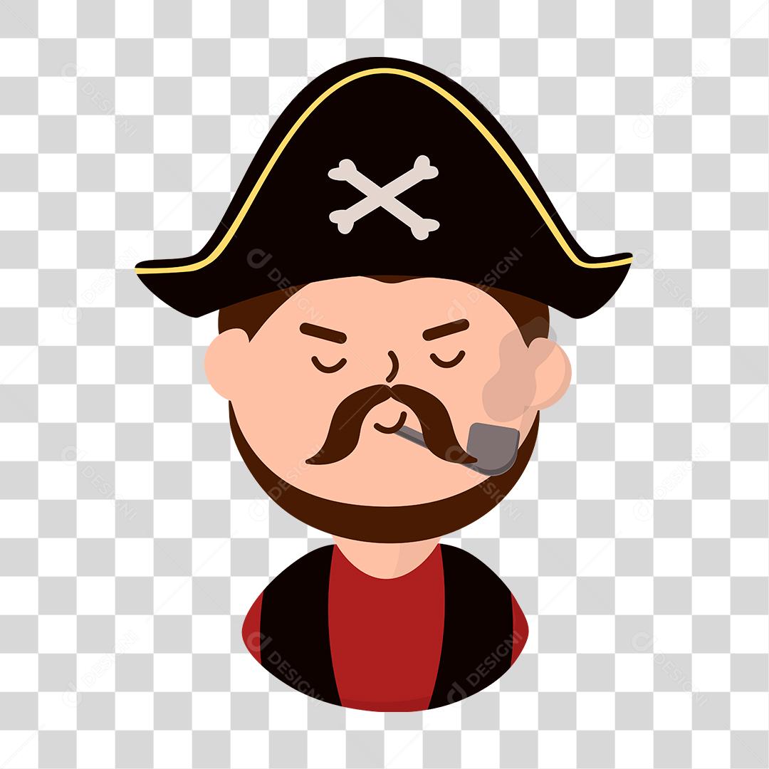 Desenho de pirata