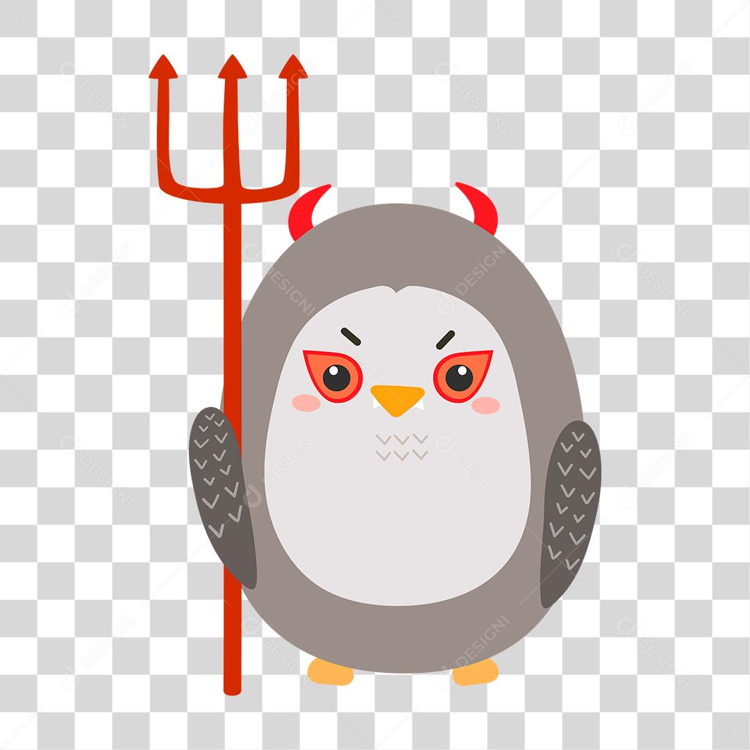 Desenho de coruja dia das bruxas