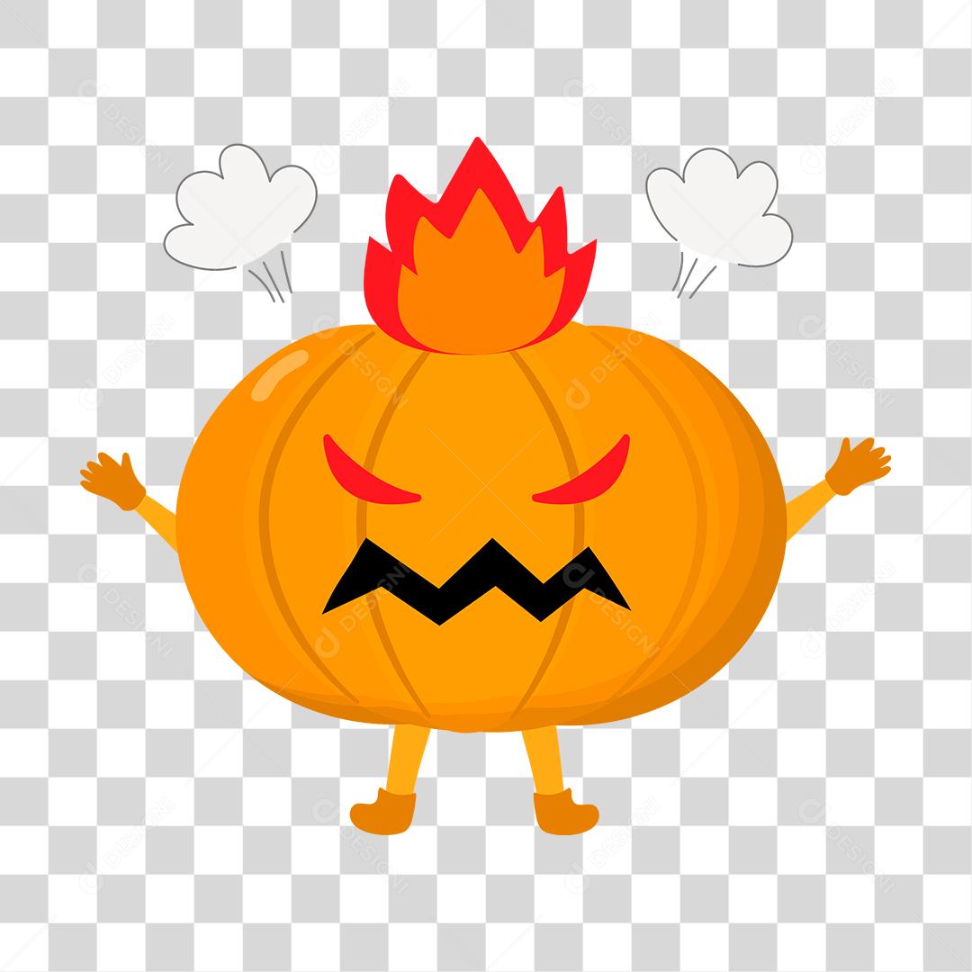 Desenho abobora png transparente halloween
