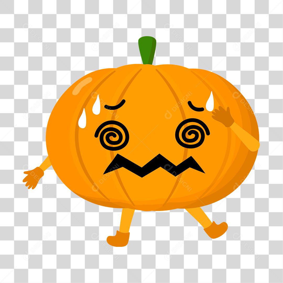 Desenho abobora png transparente halloween