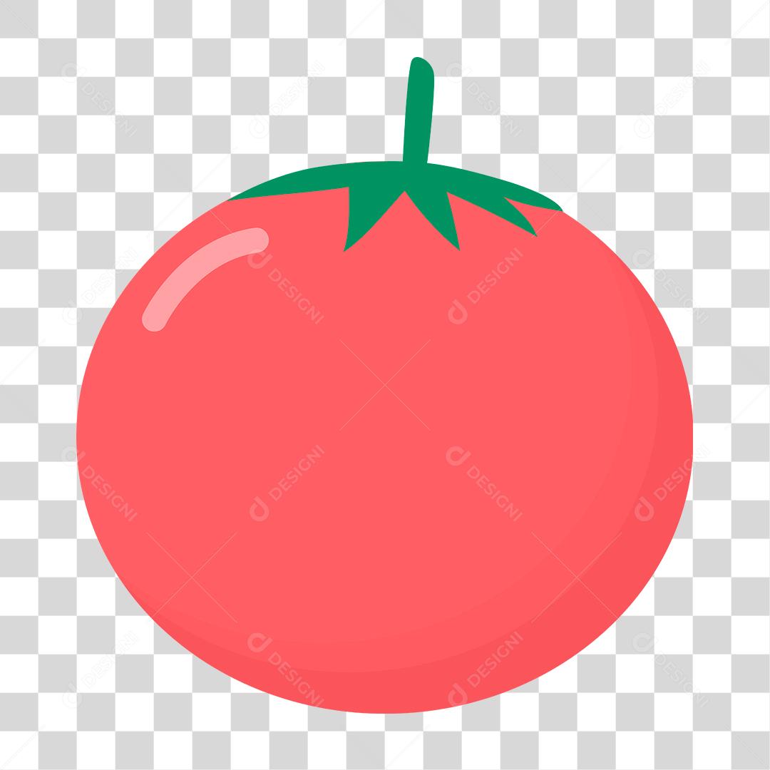 Desenho de um tomate