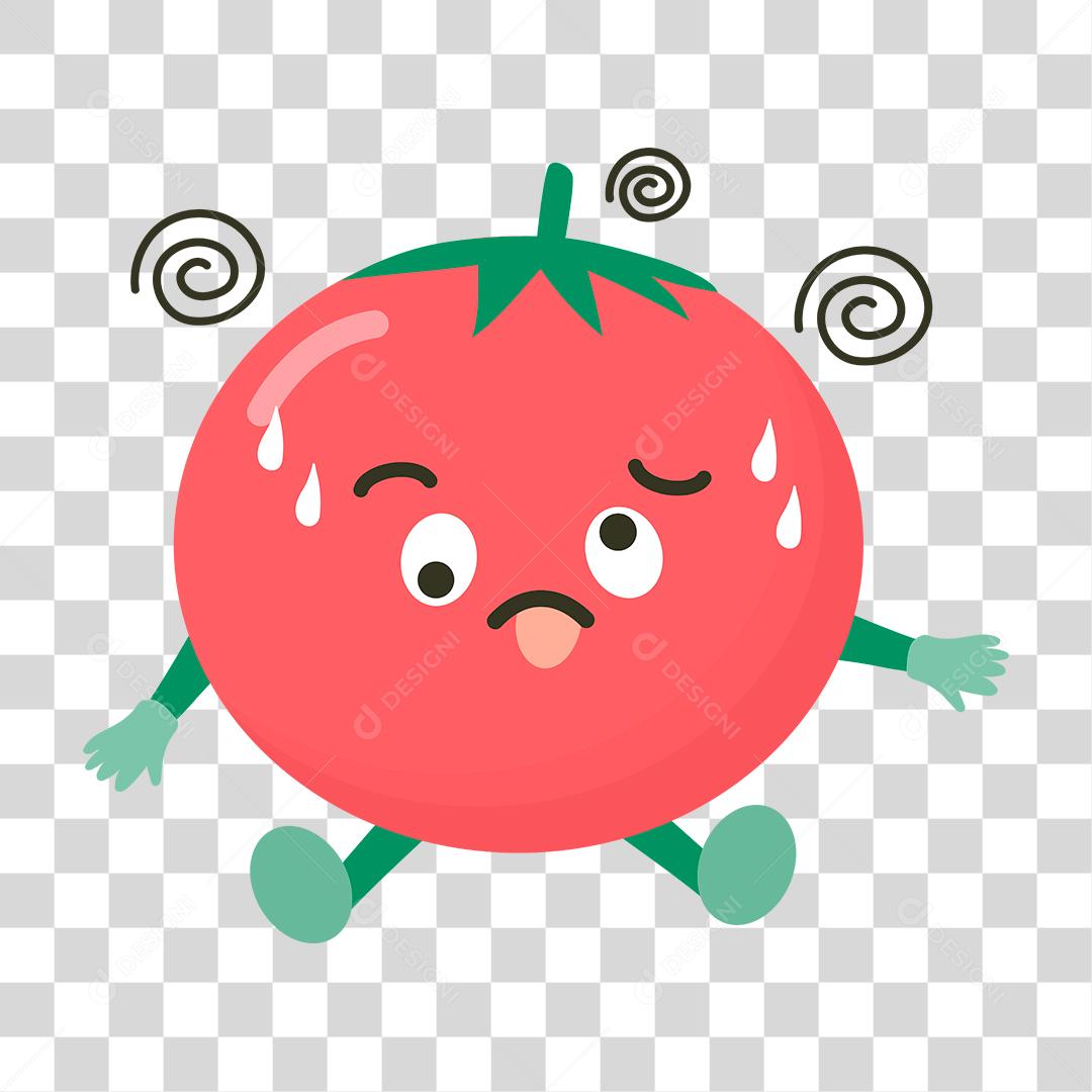 Desenho de tomate verdura