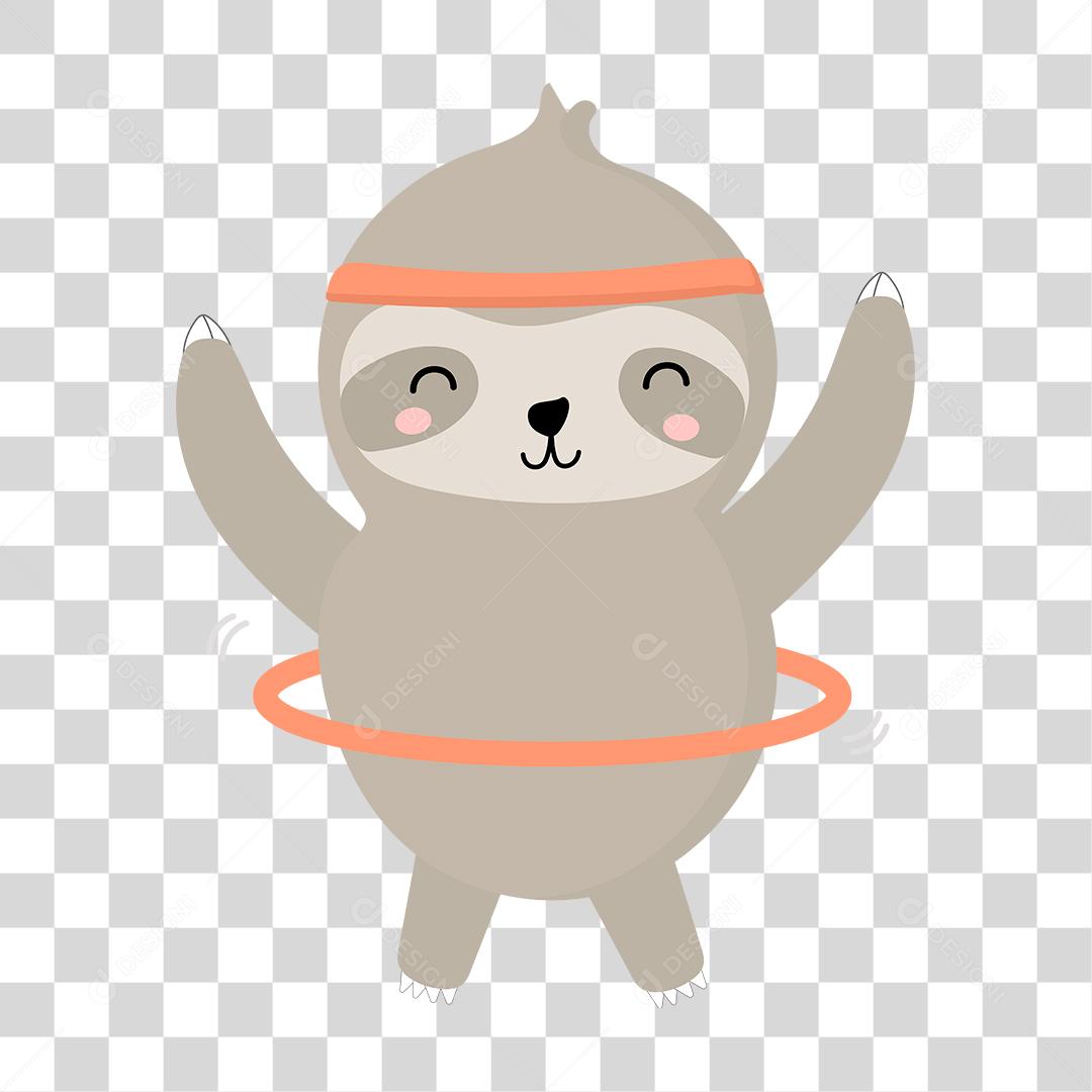 Desenho de animal preguiça