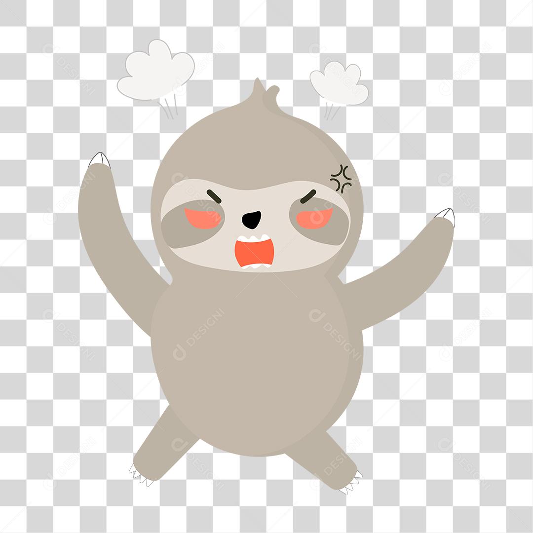 Desenho de animal preguiça