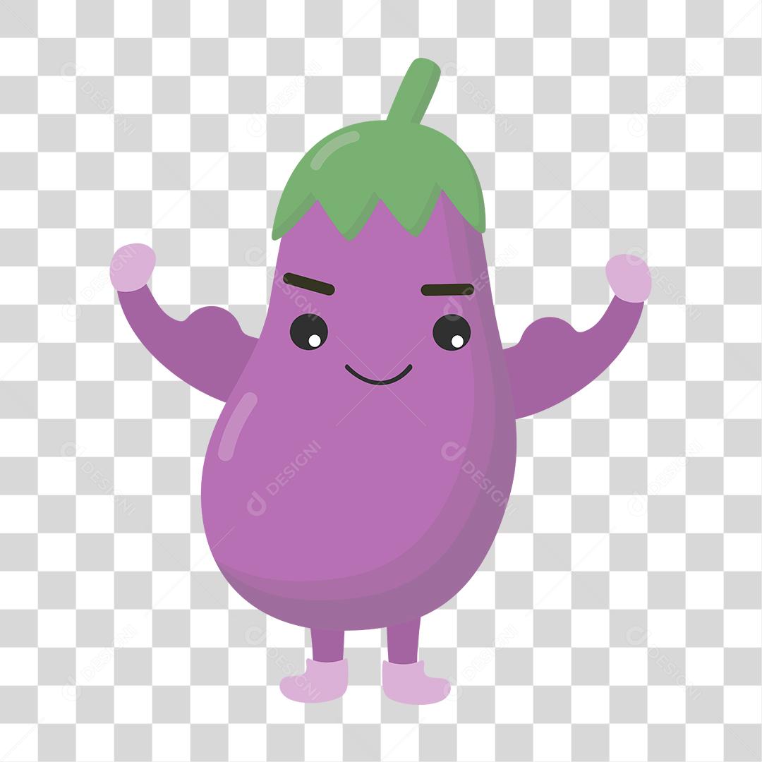 Desenho de verdura berinjela