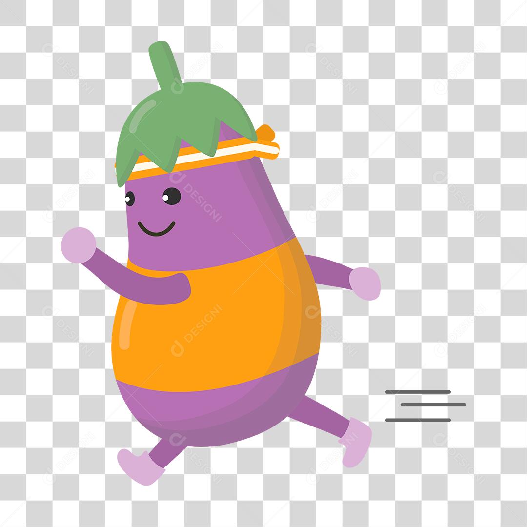 Desenho de verdura berinjela