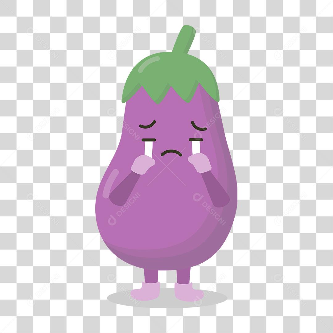 Desenho de verdura berinjela