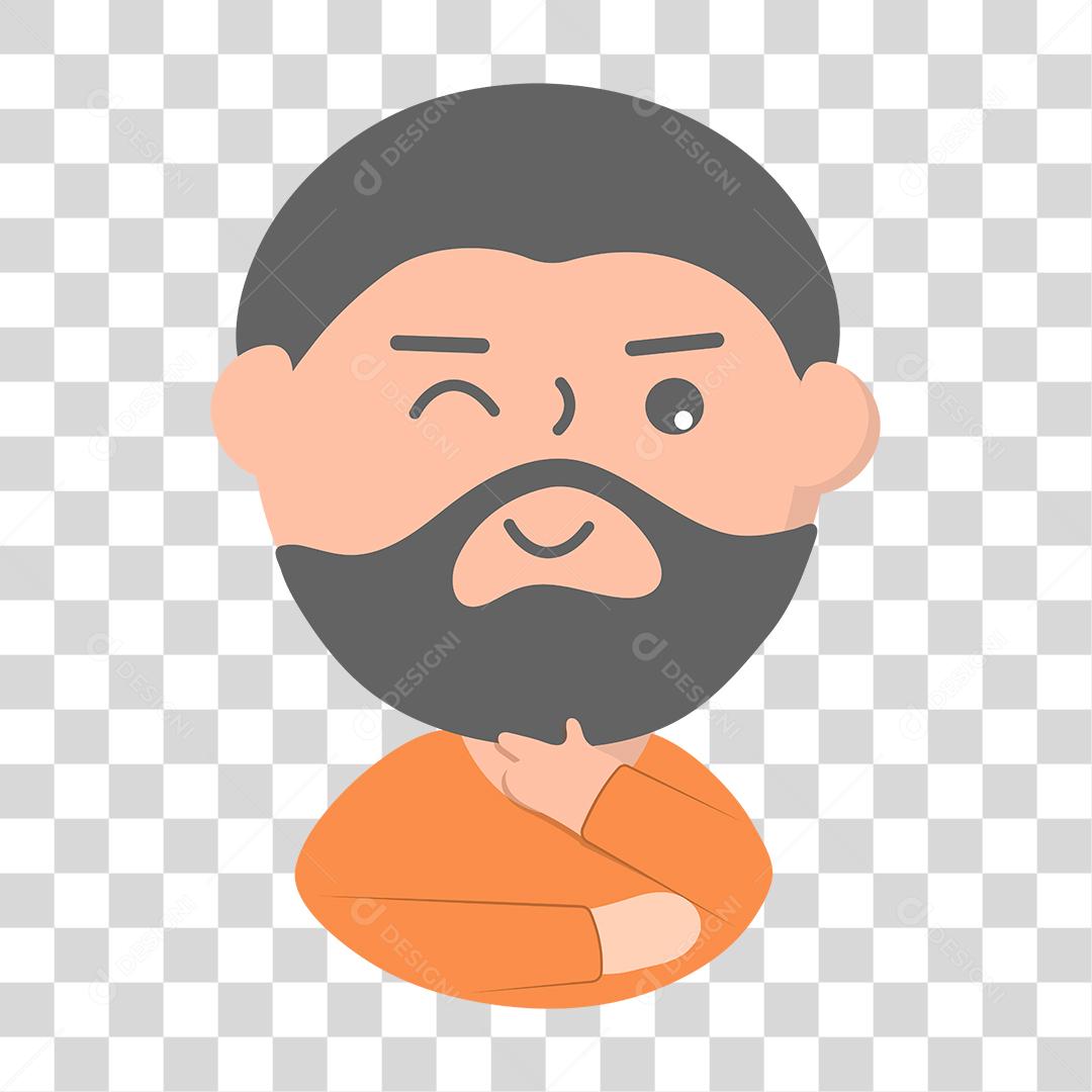 Desenho de homem prisioneiro