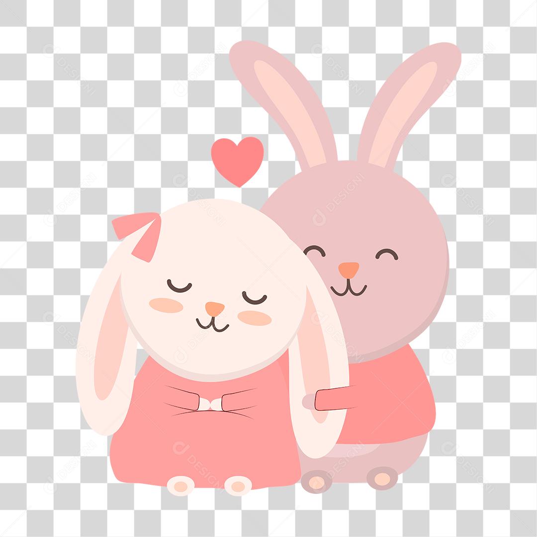 Desenho de coelho animal fofinho