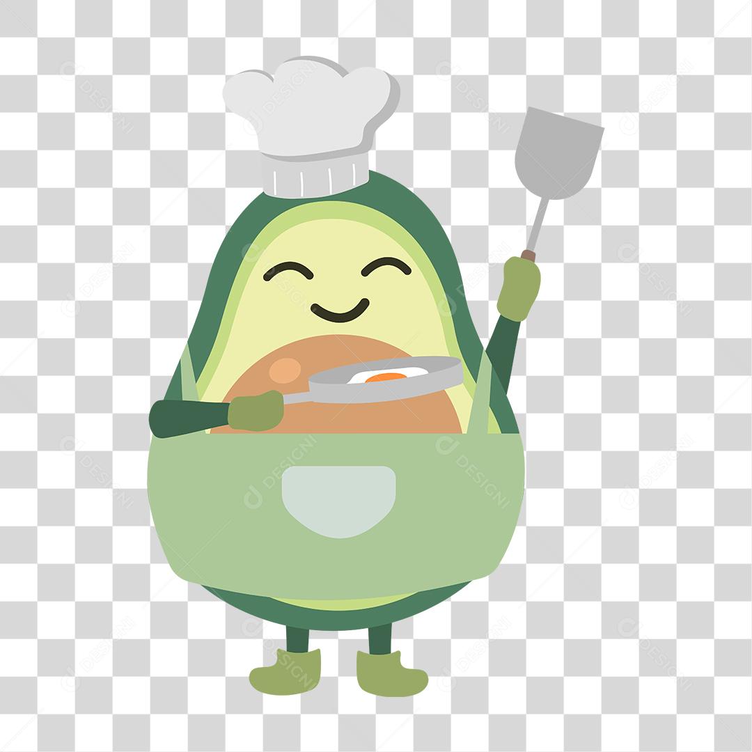 Desenho de fruta cozinheira