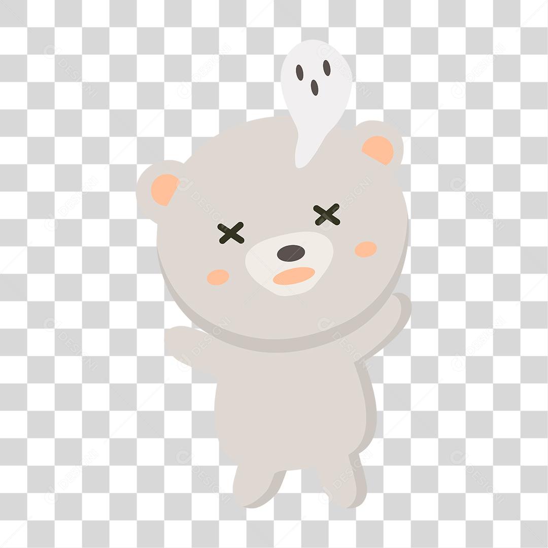 Desenho de urso fofinho